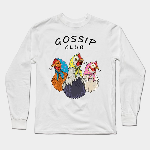 Gossip Club Long Sleeve T-Shirt by Noewi